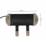 LITTLE BALANCE Raclette Multifonction Raclette 2 personnes muscade