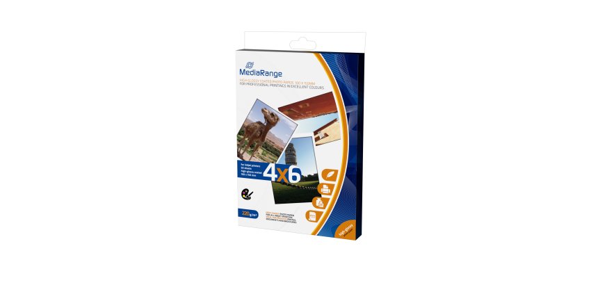 MediaRange MRINK104 pak fotopapier Wit Hoogglans