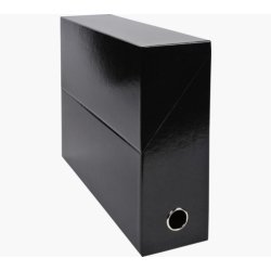 Boîte de classement Iderama, carte lustrée pelliculée, dos 9 cm, 34x25,5 cm, coloris Noir