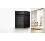 BOSCH Four encastrable EcoClean HQA534BB3, Série 4, Ajout de vapeur