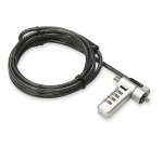 DLH DY-CS5045 câble antivol Noir, Argent 2 m