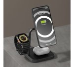 ZENS Office Charger Pro 3 Casques, Smartphone, Smartwatch Noir Secteur Recharge sans fil Charge rapide Intérieure
