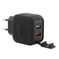 T'nB XCH2USB chargeur d'appareils mobiles Universel Noir Secteur Charge rapide