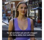 Sony WF-C510 | Cuffie True Wireless - Suono di alta qualità, Equalizzatore personalizzabile, Design Confortevole, Batteria da 22 ore, Ricarica Rapida, Connessione Multipoint Bluetooth, Ambient Sound Mode, Spotify Tap, Classificazione IPX4 - Nero