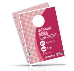 Blasetti 7806 ricambi per quaderni 210 x 297 mm (A4) 40 fogli