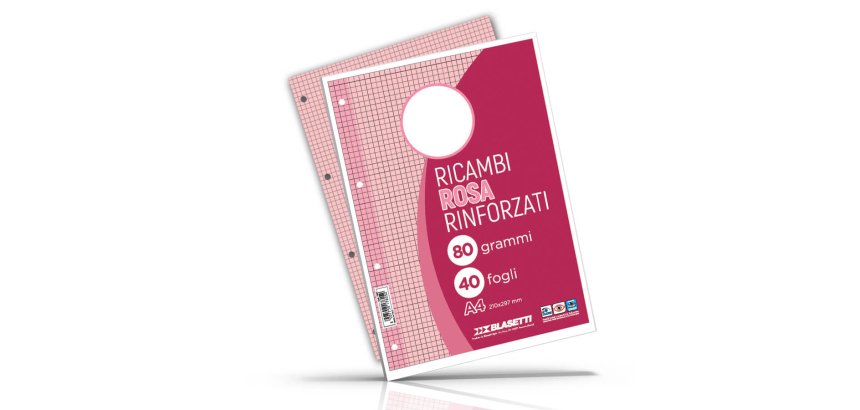 Blasetti 7806 ricambi per quaderni 210 x 297 mm (A4) 40 fogli