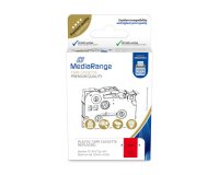 MediaRange MRBTZ431 labelprinter-tape Zwart op rood