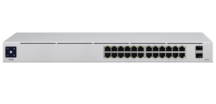 Ubiquiti UniFi USW-24 switch Gestionado L2 Gigabit Ethernet (10/100/1000) Plata