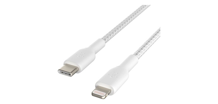 Belkin CAA004BT2MWH câble Lightning 2 m Blanc