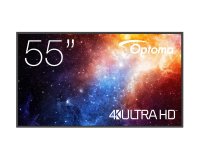 Optoma N3551K Écran plat de signalisation numérique 139,7 cm (55") LED Wifi 450 cd/m² 4K Ultra HD Noir Android 11 24/7