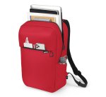 DICOTA D32121-RPET mochila Mochila informal Rojo Poliéster, Tereftalato de polietileno reciclado (rPET)