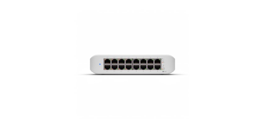 Ubiquiti UniFi Switch Lite 16 PoE L2 Gigabit Ethernet (10/100/1000) Energía sobre Ethernet (PoE) Blanco