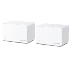 Mercusys Halo H80X (2-pack) Bi-bande (2,4 GHz / 5 GHz) Wi-Fi 6 (802.11ax) Blanc 3 Interne