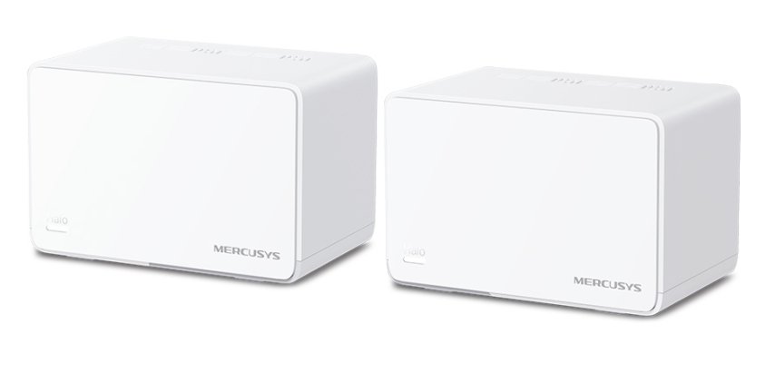Mercusys Halo H80X (2-pack) Bi-bande (2,4 GHz / 5 GHz) Wi-Fi 6 (802.11ax) Blanc 3 Interne