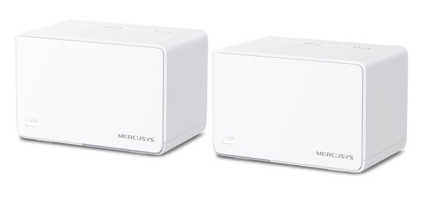 Mercusys Halo H80X (2-pack) Bi-bande (2,4 GHz / 5 GHz) Wi-Fi 6 (802.11ax) Blanc 3 Interne