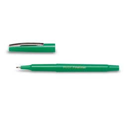 Stylo feutre Pilot Fineliner vert à capuchon pointe 1,2 mm - écriture extra-fine