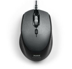 Port Designs 900711-B souris Maison Droitier USB Type-A 3200 DPI