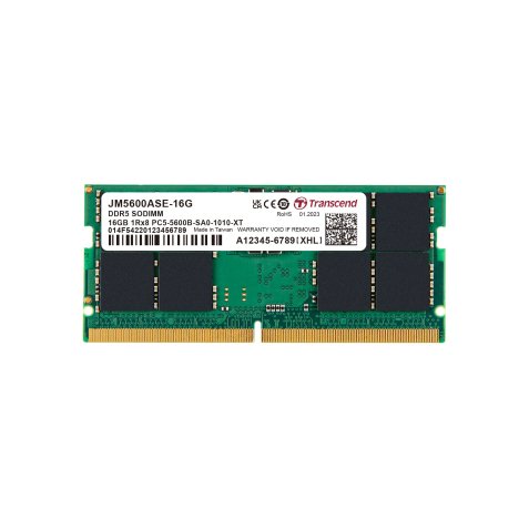 Transcend JetRam JM5600ASE-16G module de mémoire 16 Go 1 x 16 Go DDR5