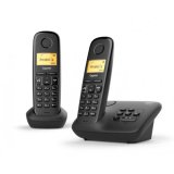 Gigaset A 270 A DUO Analog/DECT telephone Caller ID Black