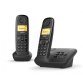 Gigaset A 270 A DUO Analog/DECT telephone Caller ID Black