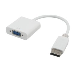 MCL CG-294C câble vidéo et adaptateur 0,2 m VGA (D-Sub) DisplayPort Blanc
