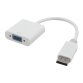 MCL CG-294C câble vidéo et adaptateur 0,2 m VGA (D-Sub) DisplayPort Blanc