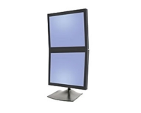 Ergotron DS Series DS100 Dual Monitor Desk Stand, Vertical 61 cm (24") Bureau Noir