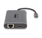 Hamlet HDKC-PD400D replicatore di porte e docking station per laptop Cablato USB 3.2 Gen 1 (3.1 Gen 1) Type-C Grigio