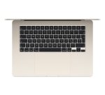 Apple MacBook Air Apple M M4 Ordinateur portable 38,9 cm (15.3") 16 Go 256 Go SSD Wi-Fi 6E (802.11ax) macOS Sequoia Beige