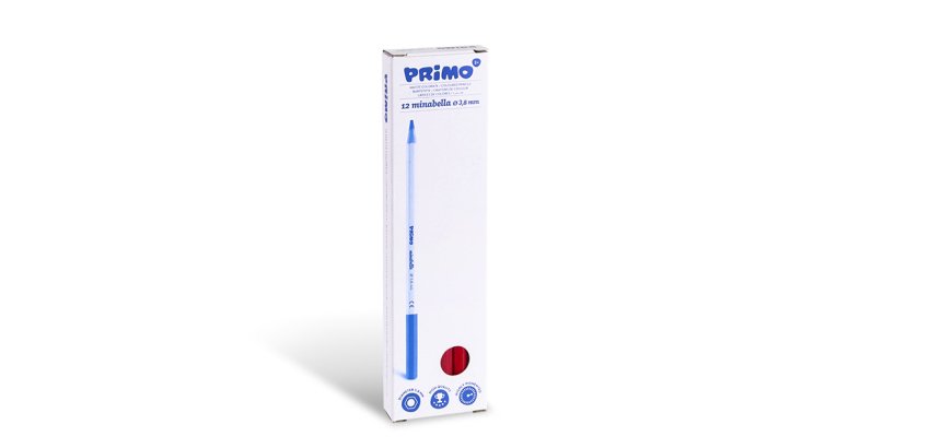 Primo 5227MBS310 pastello colorato Rosso 12 pz