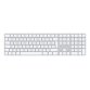 Apple Magic clavier Universel USB + Bluetooth QWERTY Anglais Blanc