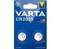 Varta LITHIUM Coin CR2025 (Batteria a bottone, 3V) Blister da 2