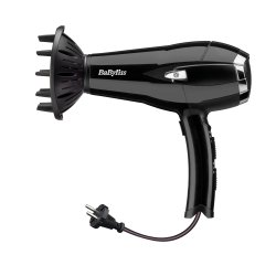 Sèche-cheveux Babyliss D374DE Cordkeeper 2000 avec technologie Ionique et cordon retractable