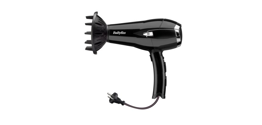 Sèche-cheveux Babyliss D374DE Cordkeeper 2000 avec technologie Ionique et cordon retractable