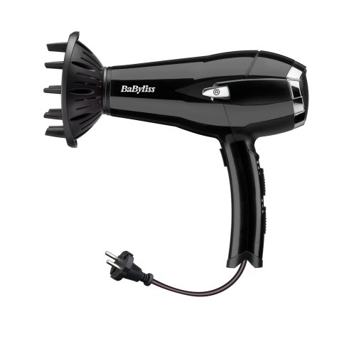 Sèche-cheveux Babyliss D374DE Cordkeeper 2000 avec technologie Ionique et cordon retractable