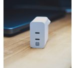 XtremeMac XWH-SPC60-03 chargeur d'appareils mobiles Smartphone, Tablette Blanc Secteur Charge rapide Intérieure