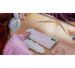 Logitech G G316 X 98 clavier Gaming USB AZERTY Français Blanc