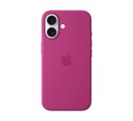 Apple Coque en silicone avec MagSafe pour iPhone 16 - Fuchsia