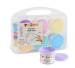 Ditacolor colori a dita - 100ml  - c/pennello - valigetta 6 colori pastello - Primo