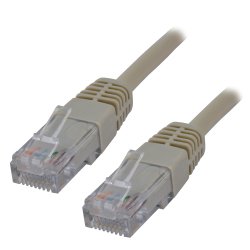 MCL Cable RJ45 Cat5E 0.5 m Grey câble de réseau Gris 0,5 m U/UTP (UTP)