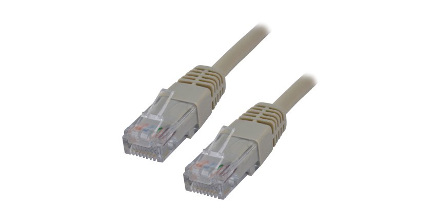 MCL Cable RJ45 Cat5E 3.0 m Grey câble de réseau Gris 3 m U/UTP (UTP) Rond