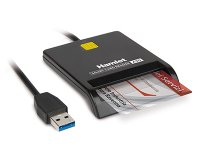 Hamlet HUSCR-A30 smart card reader Indoor USB USB Type-A Black