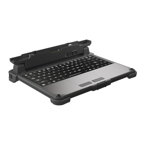 Getac GDKBDL teclado para móvil Francés Pogo pin Negro, Plata