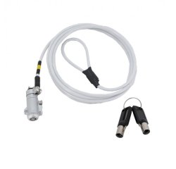 Mobilis 001378 câble antivol Noir, Gris 1,8 m