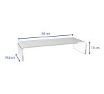 MAUL 1951605 support d'écran plat pour bureau Transparent