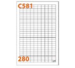Markin 210C581 printer label White