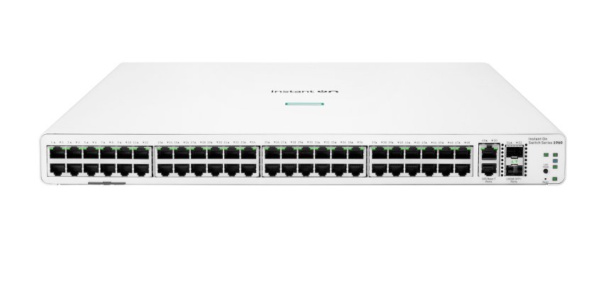 HPE Aruba Networking Networking Instant On Switch 48p Gigabit 2p 10GBT 2p SFP+ 1960