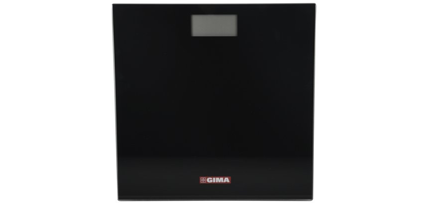 GIMA 27248 bilance pesapersone Quadrato Nero Bilancia pesapersone elettronica