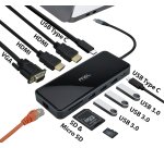 MCL MD1A99AUSB3C557 station d'accueil Avec fil USB 3.2 Gen 1 (3.1 Gen 1) Type-C Noir