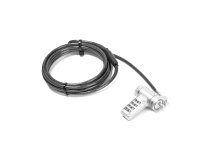 DICOTA D32180 câble antivol Noir, Argent 2 m
